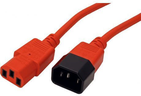 Roline IEC C14 - IEC C13 Cablu 1.8m Roșu (19.08.1520)
