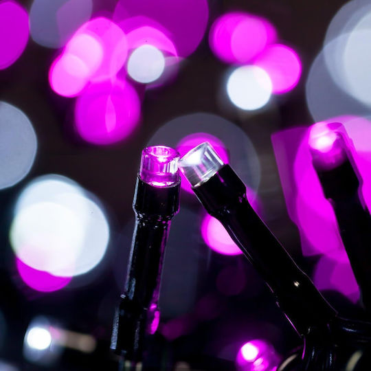 200 Λαμπάκια LED 13μ. Μωβ σε Σειρά 200 Λαμπάκια LED 13μ. Μωβ σε Σειρά