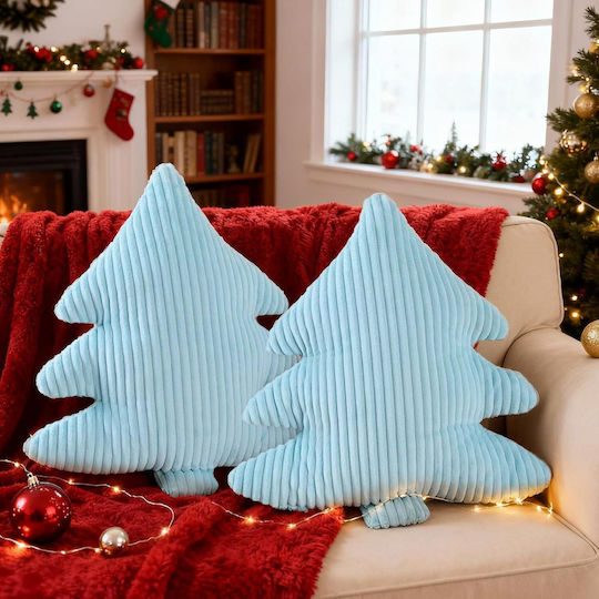 Weihnachtsbaumkissen-Set 2 Stück 45,5 × 41 cm Hellblau Weihnachtsbaumkissen-Set 2 Stück 45,5 × 41 cm Hellblau