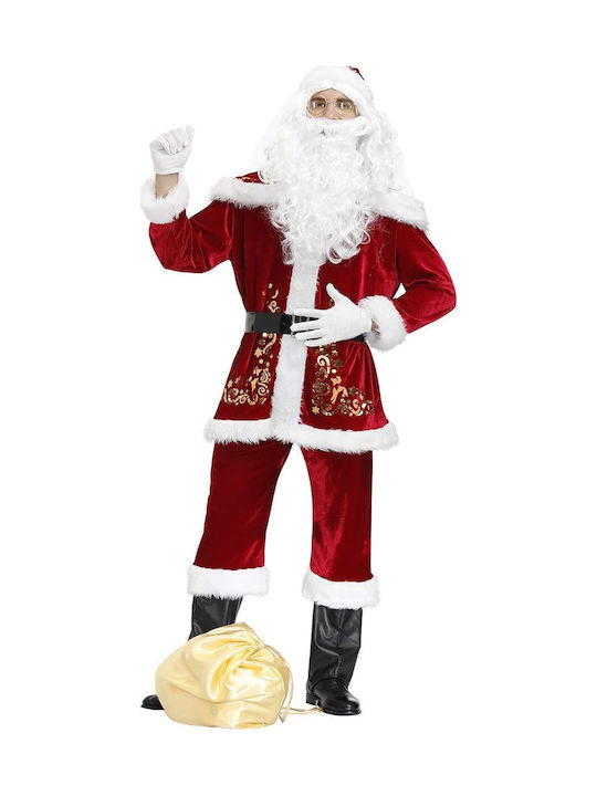 Χριστουγεννιάτικη Στολή Αγιοβασιλίνα Costume Κόκκινη