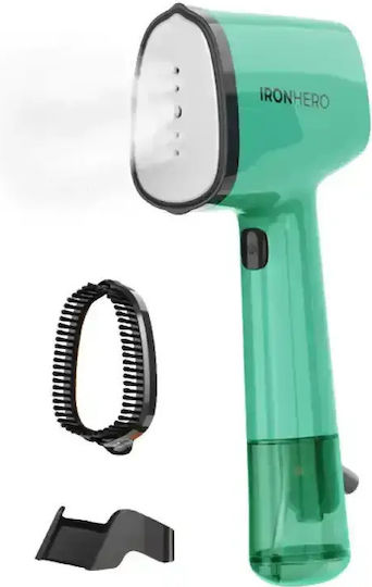 Cecotec Aparat Vertical de Călcat cu Abur de Mână pentru Haine 1500W cu Rezervor de 50 ml Verde