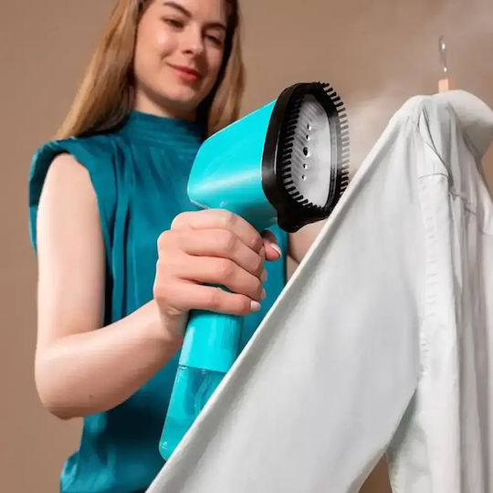 Cecotec Aparat Vertical de Călcat cu Abur de Mână pentru Haine 1500W cu Rezervor de 50 ml Verde