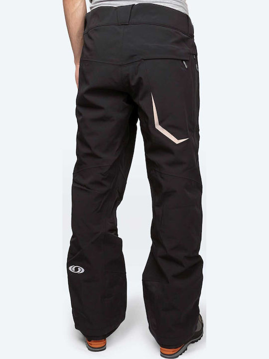 Salomon L10933300 Ανδρικό Παντελόνι Σκι & Snowboard Soft Shell Μαύρο