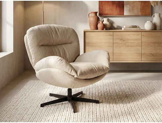 Comfivo Dulcor Scaun de Relaxare Rotativ Bej 91x94x90cm Comfivo Dulcor Scaun de Relaxare Rotativ Bej 91x94x90cm