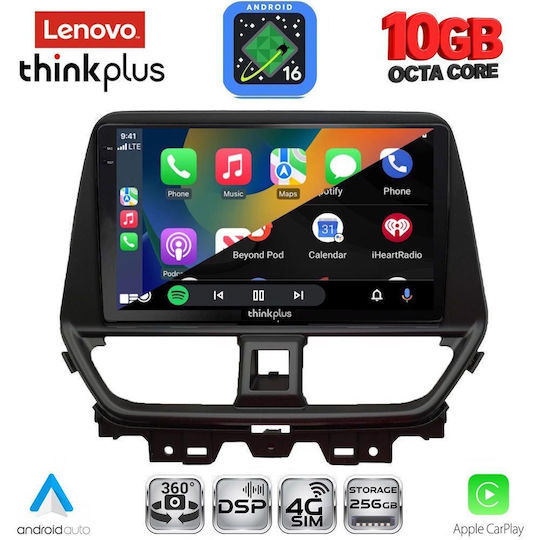 Lenovo Auto-Audiosystem für Suzuki Baleno BMW X2 / X6 2022–2026 (Bluetooth/USB/WiFi/GPS/Apple-CarPlay/Android-Auto) mit 9-Zoll-Touchscreen