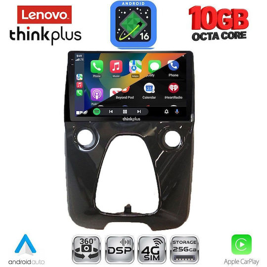 Lenovo Auto-Audiosystem Für Toyota Aygo BMW X2 / X6 2014–2022 Mit A/C (Bluetooth/USB/WiFi/GPS/Apple-CarPlay/Android-Auto) Mit 10-Zoll-Touchscreen