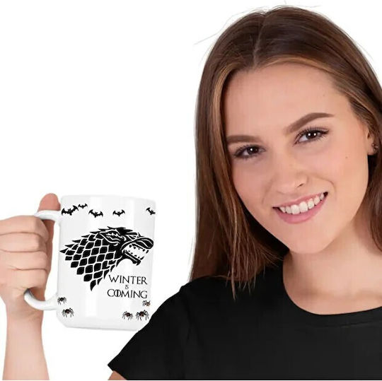 Winter Is Coming Κούπα Κεραμική Καφέ 330ml (Προσωποποιημένο)