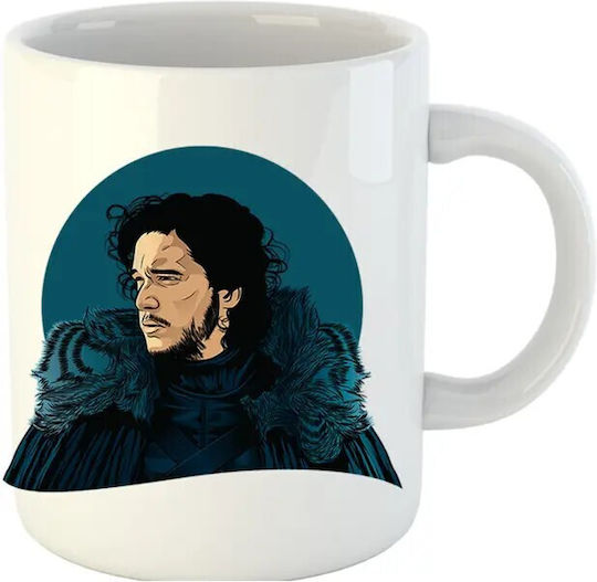 John Snow Adventure Drama Ceramic White Mug 330ml (Personalized)