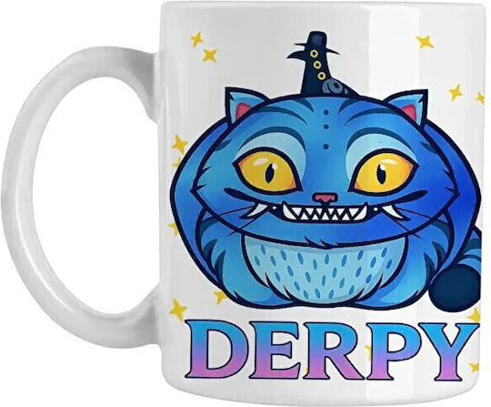 Demon Cat K-pop Керамична Кафява Чаша 330ml (Персонализирано)