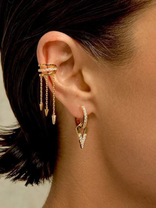 Mya Bay River Earcuff Gold Ea-59