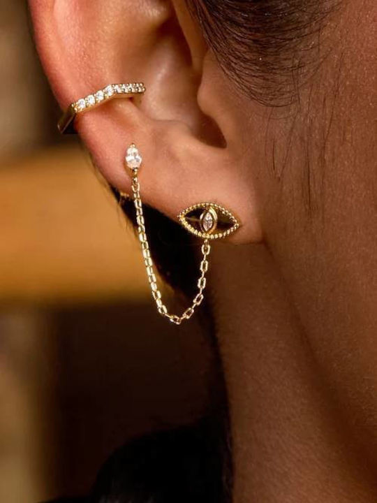 Mya Bay Midnight Earring Gold Bo-336 Mya Bay Midnight Earring Gold Bo-336