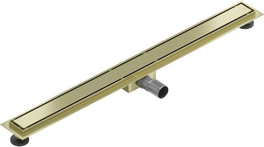 Mexen Bodenablauf Dusche mit Länge 13cm Gold