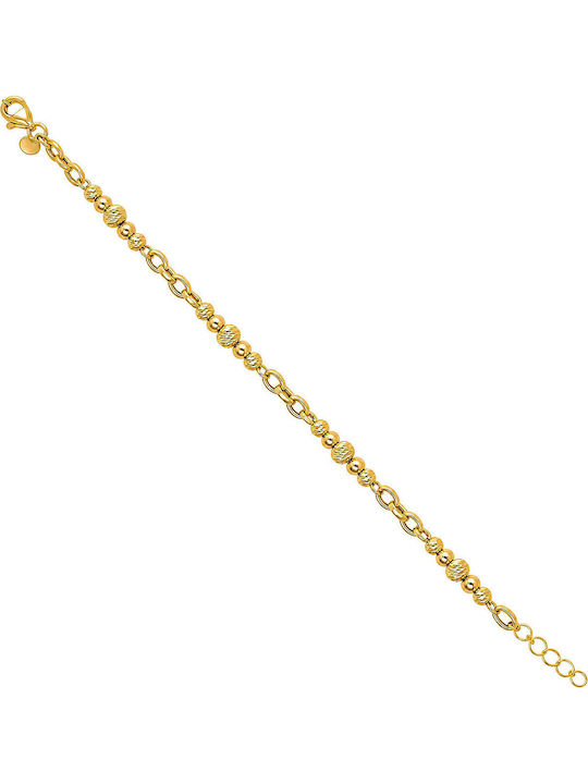 Xryseio Damenarmband Kette Aus 9 Karat Gold