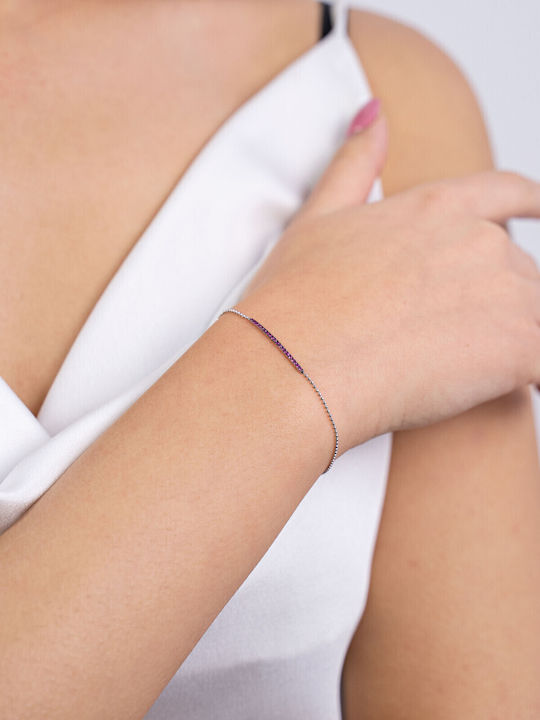 Kiriakos Gofas Damen Armband Weißgold 18K Kiriakos Gofas Damen Armband Weißgold 18K