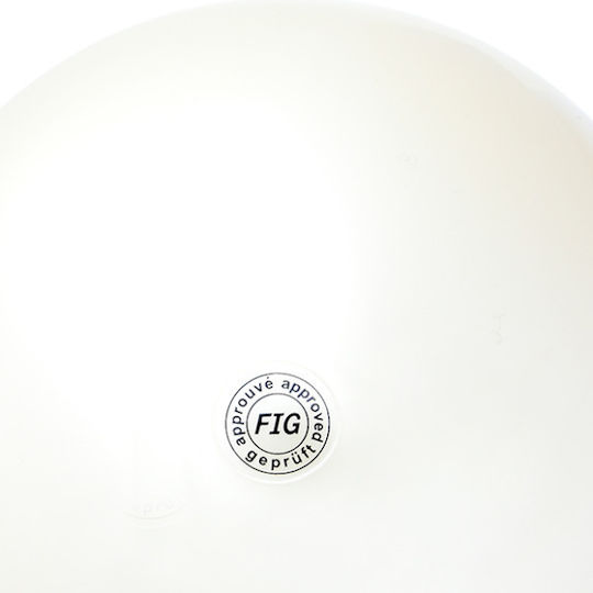 Athlopaidia 009.80164 Rhythmic Gymnastics Ball 19cm White