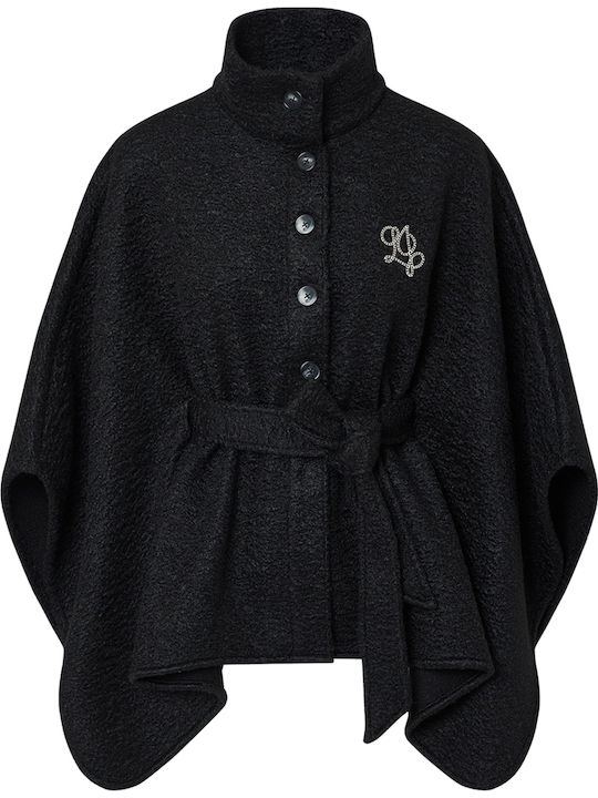 Women's Poncho Black