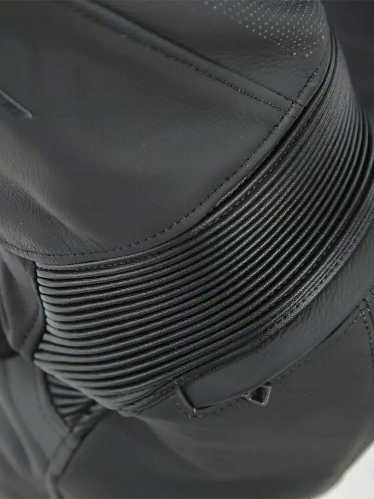 Pony 3 Men’s Summer Leather Motorcycle Pants Black Matt