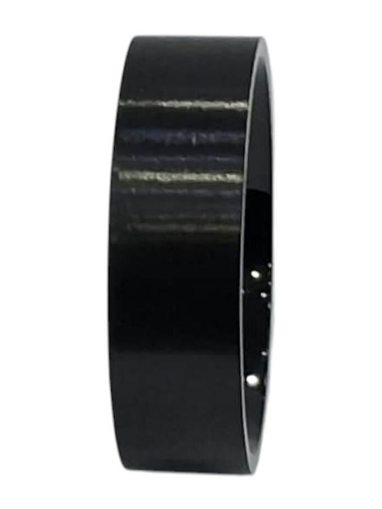 Kalliopi Silver Ανδρικό Δαχτυλίδι Βέρα από Ατσάλι