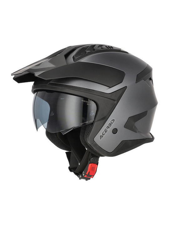 Acerbis Aria Evo Jet με Sun Visor ECE 22.06 Dark Grey Acerbis Aria Evo Jet με Sun Visor ECE 22.06 Dark Grey