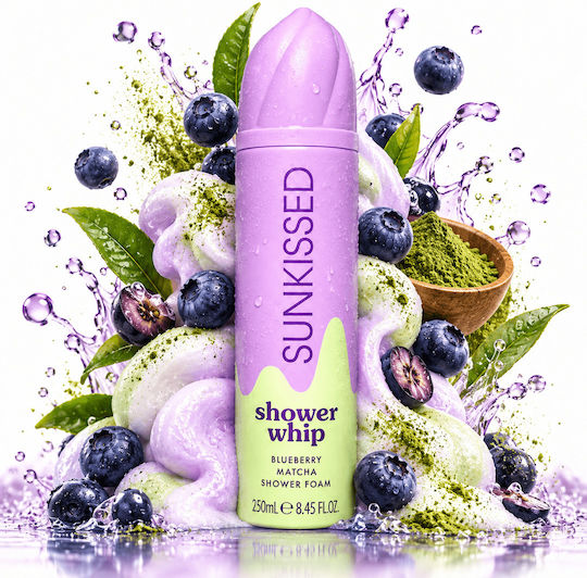 Sunkissed Blueberry Matcha Moisturizing Shower Butter with Green Tea Scent 250ml