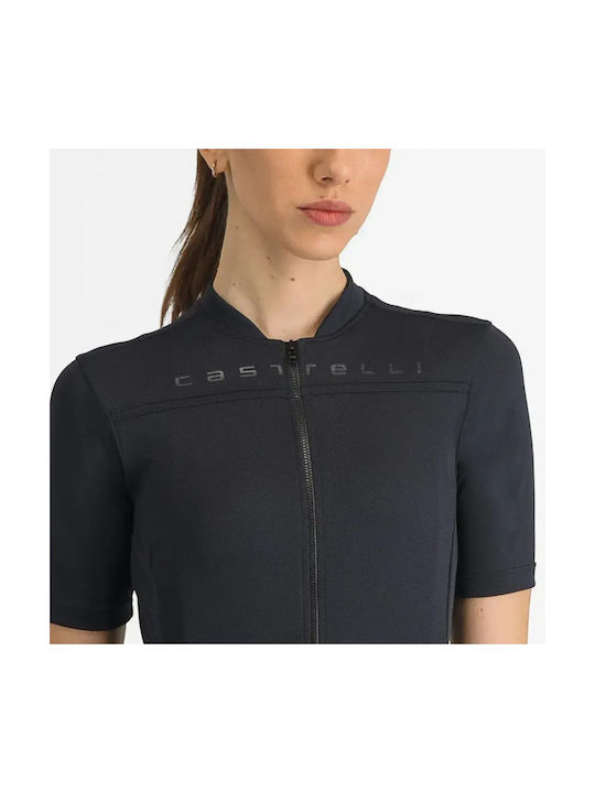 Castelli Kurzarm-Radtrikot Schwarz