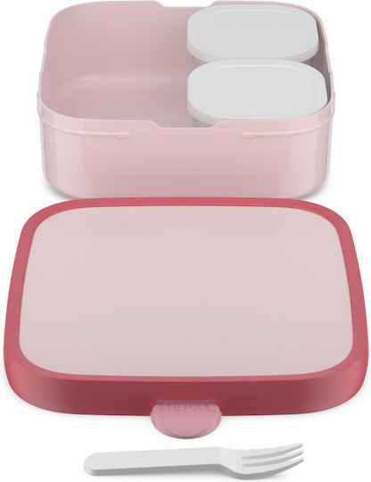 Mepal Plastic Kids' Food Container 1.3 Litre Pink 18.2 x 18.4 x 6.1 cm