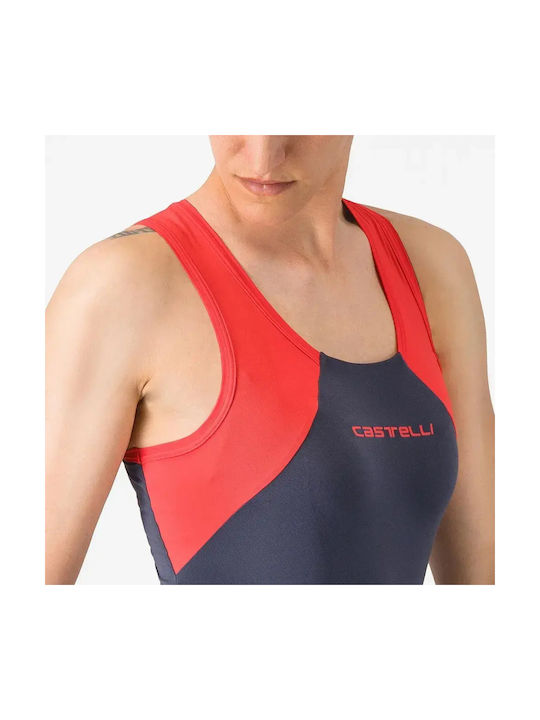 Castelli Ärmelloses Radsporttrikot Rot