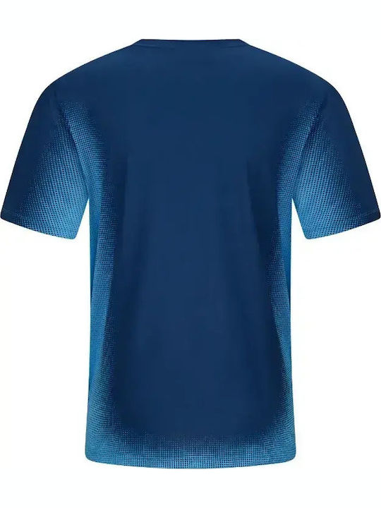 Αθλητικό T-shirt Dark Blue Fade W513E5