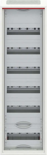Abb Wall-Mounted Waterproof Electrical Panel, 6 Rows, 12 Modules