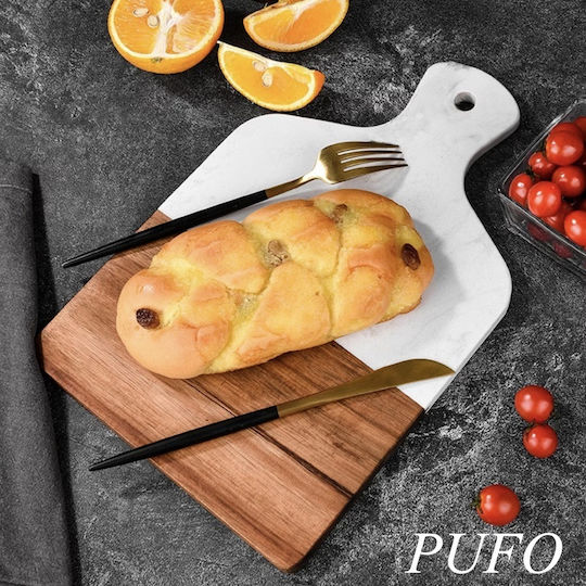 Πλατώ Σερβιρίσματος Τυριών Ξύλινο 33.5x21.5εκ.