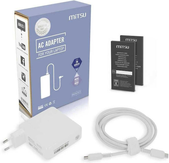 Mitsu USB-C Laptop Charger 100W for Apple
