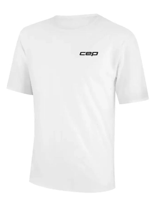 Sportshirt Kurzarm Weiß