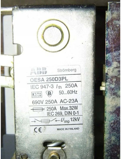 Abb Τετραπολική Πρίζα Ράγας 415V 40A