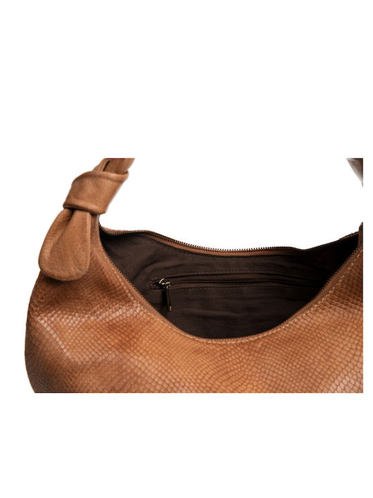 Brown Leather Women's Shoulder Bag