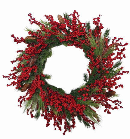 Lianos Christmas Decorative Wreath with a Diameter of 66 cm Lianos Christmas Decorative Wreath with a Diameter of 66 cm