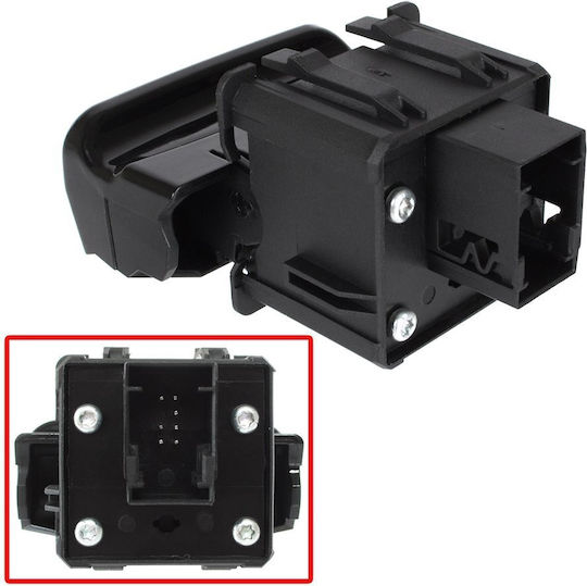 Citroen C4 Ii 2009 Handbrake Button Black Gloss