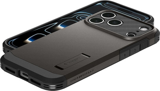 Spigen Tough Armor T Magsafe Stoßfeste Hülle für iPhone 18 Pro Max 17 Pro Max Grau