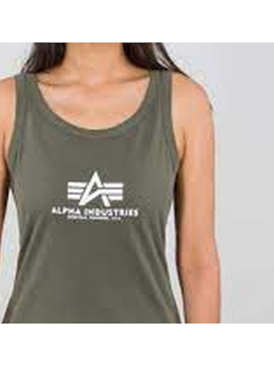 Women's Sleeveless Khaki Blouse