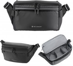 K&F Concept Geantă Sling Pentru Cameră Foto Neagră