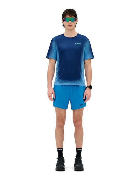 Men's Sports Shorts Relaxed Fit Blue