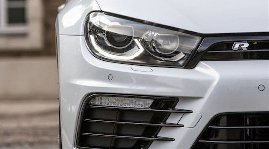 Μπροστινά Φανάρια Set Vw Scirocco 08-17 Xenon Upgrade Facelift Look Full Led Drl Black