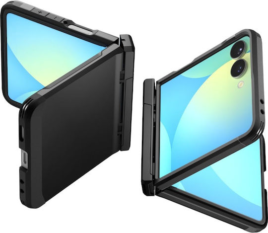 Case Samsung Galaxy Z Flip7 Shockproof Spigen Tough Armor Pro Magsafe Black