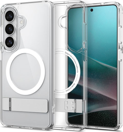 Husă Samsung Galaxy S26 Spigen Ultra Hybrid S MagSafe Transparentă Albă