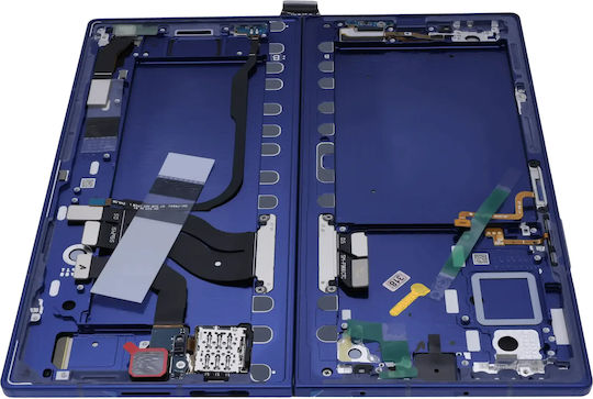Inner Oled Assembly Frame Samsung Galaxy Z Fold 7 5g Us & International Service Pack Blue Shadow