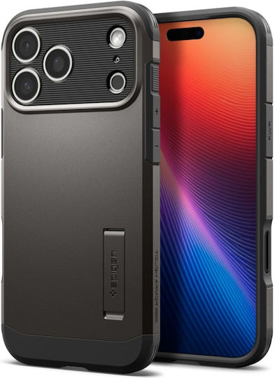 Калъф за iPhone 17 Pro против удар Spigen Tough Armor T MagSafe Сив