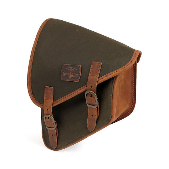 Longride Motorcycle Saddle Bag in Black