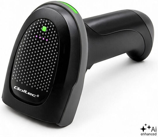 Qoltec Handheld-Scanner mit Linearer Bildgeber (1D) Barcodes