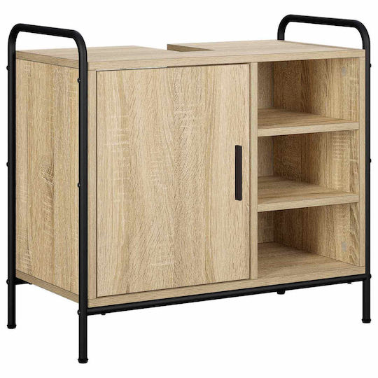 vidaXL Bathroom Vanity Unit Without Sink with Mirror W40xD36xH200.5cm Sonoma Oak
