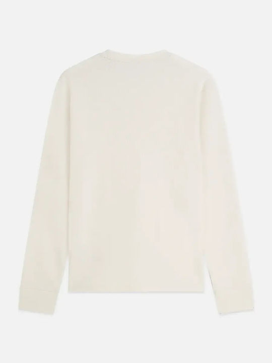 Langarmshirt in Ecru