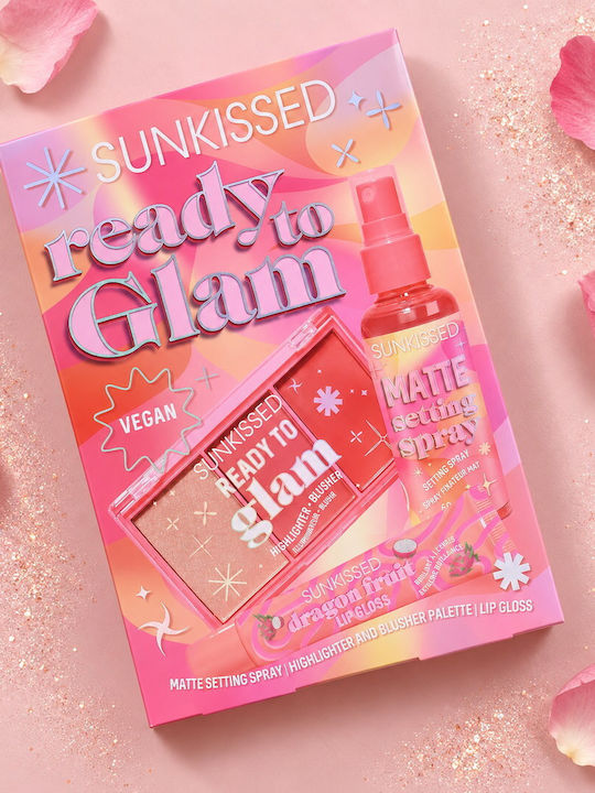Ready To Glam Makeup Palette for Face & Lips 88gr